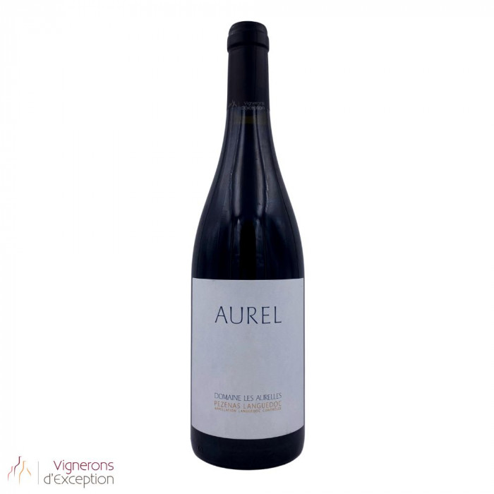 Domaine Les Aurelles Languedoc Pézenas "Aurel" rouge 2016 bouteille