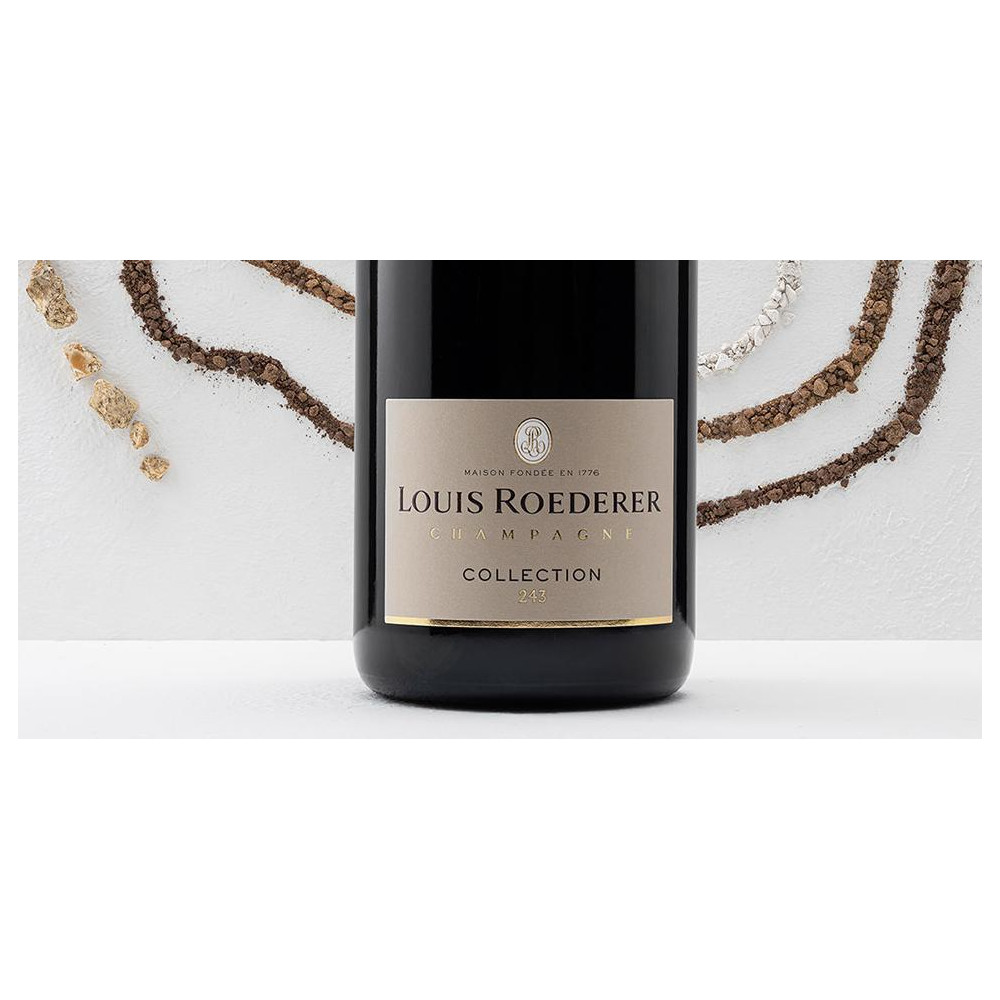 Champagne Roederer "Brut Collection 243" etiquette Champagne Roederer "Brut Collection 243" etiquette