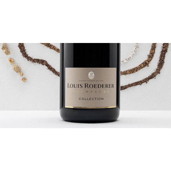 Champagne Roederer "Brut Collection 243" etiquette Champagne Roederer "Brut Collection 243" etiquette