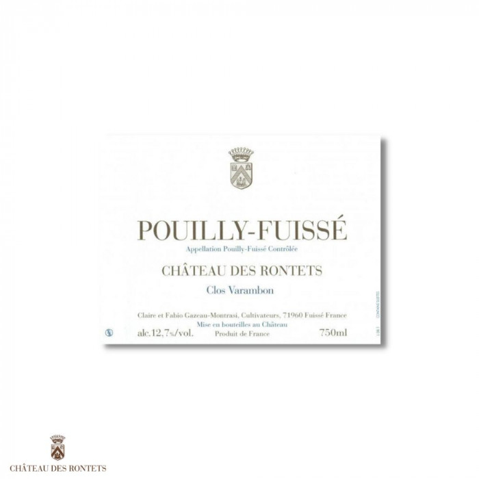 Chateau des Rontets Pouilly-Fuisse "Clos Varambon" 2020 dry white