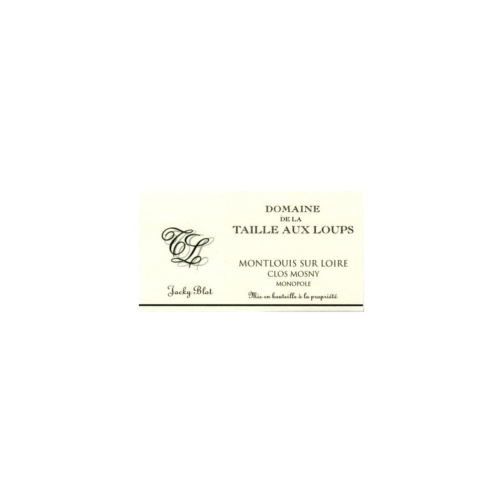 Domaine de la Taille aux Loups Montlouis-sur-Loire "Clos Mosny" dry white 2021