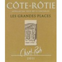 Domaine Clusel-Roch Cote-Rotie Les Grandes Places rouge 2011 etiquette