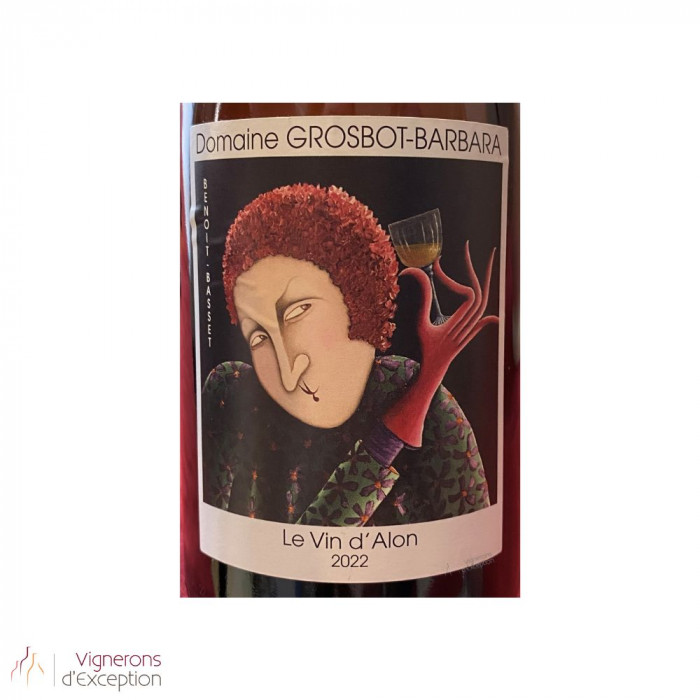 Domaine Grosbot-Barbara Saint-Pourçain "Vin d'Alon" blanc sec 2022 etiquette