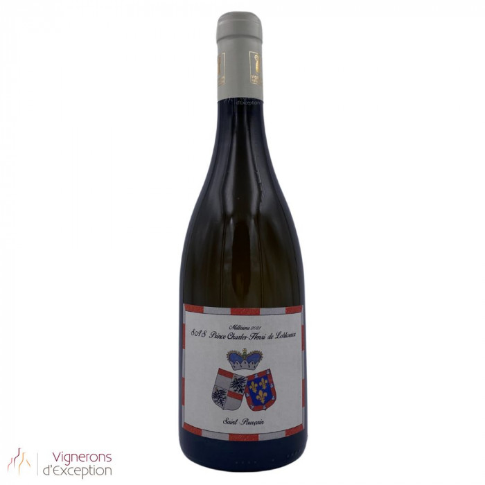 Domaine Grosbot-Barbara Saint-Pourçain "S.A.S. Prince Charles-Henri de LOBKOWICZ" blanc sec 2021 bouteille