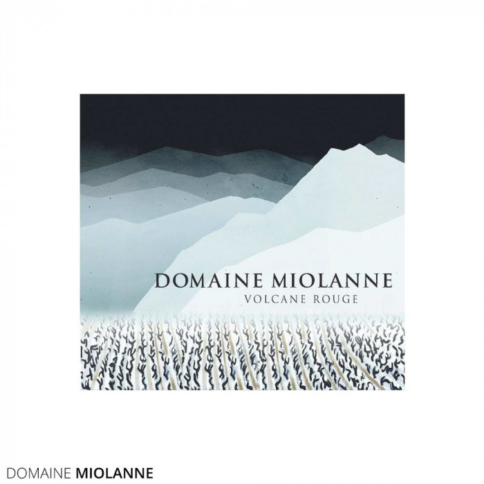 Domaine Miolanne Côtes d'Auvergne "Volcane" rouge 2022 etiquette