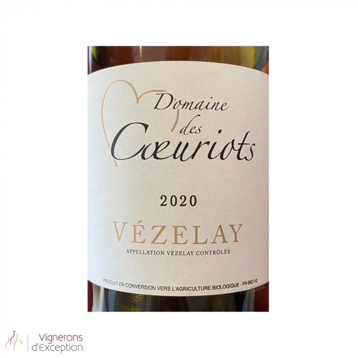 Domaine des Coeuriots Vézelay dry white 2020