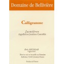 Domaine de Belliviere Calligramme blanc sec 2013 etiquette