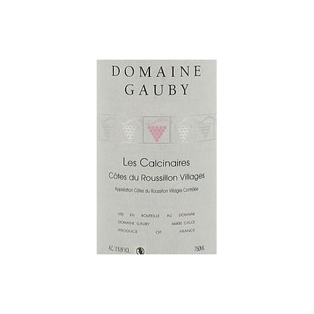 Domaine Gauby "Les Calcinaires" rouge 2014