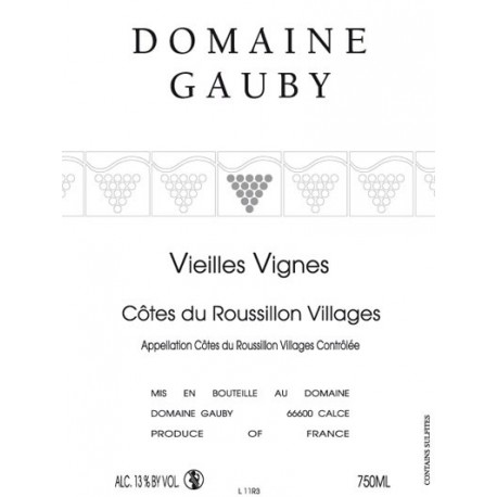 Domaine Gauby "Vieilles Vignes" red 2013