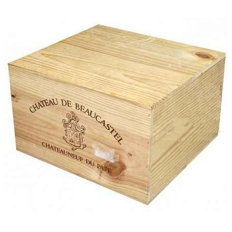 Chateau de Beaucastel Chateauneuf du Pape blanc sec 2021 caisse bois