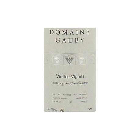 Domaine Gauby "Vieilles Vignes" dry white 2009