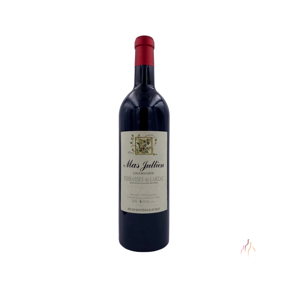Mas Jullien "Lous Rougeos" rouge 2021 bouteille