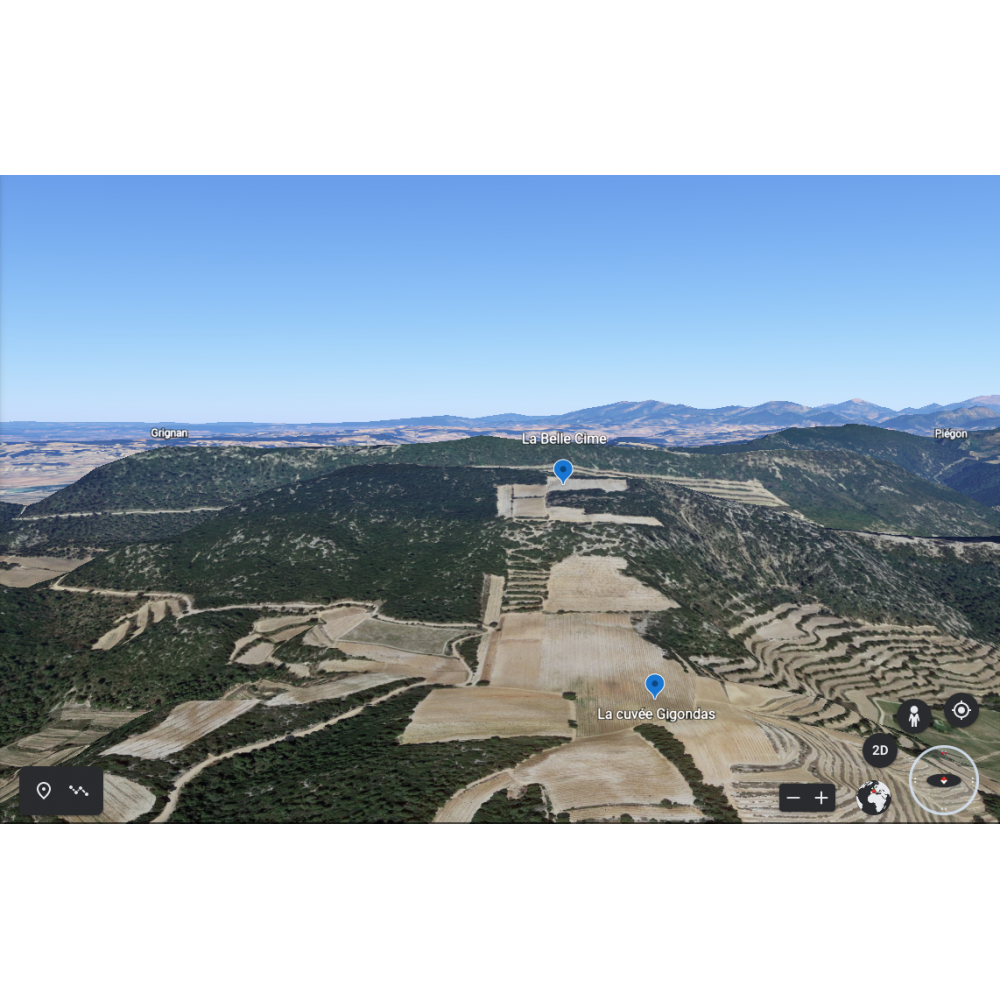 Domaine d'Ouréa Gigondas "La Belle Cîme" rouge 2020 carte