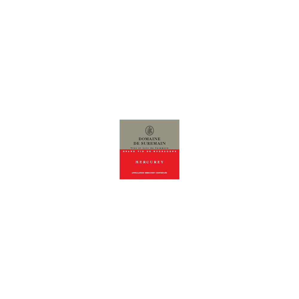 Domaine de Suremain Mercurey rouge 2021 etiquette