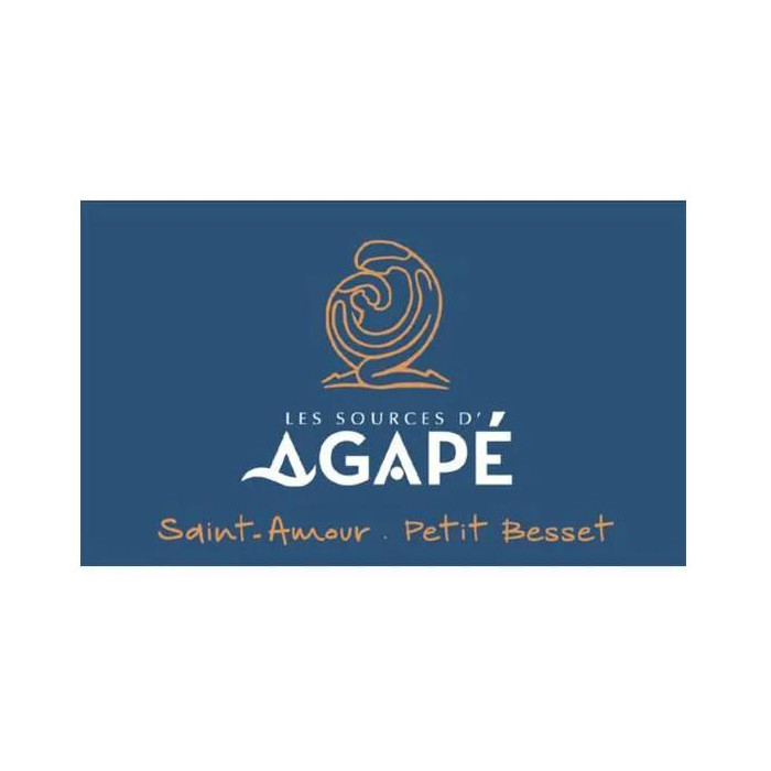 Les Sources d'Agapé Saint-Amour "Petit Besset" rouge 2020 etiquette