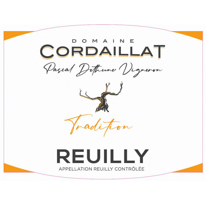Domaine Cordaillat Reuilly "Tradition" rosé 2022 etiquette