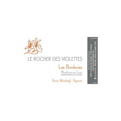 Le Rocher des Violettes Montlouis "Les Borderies" blanc demi-sec 2020