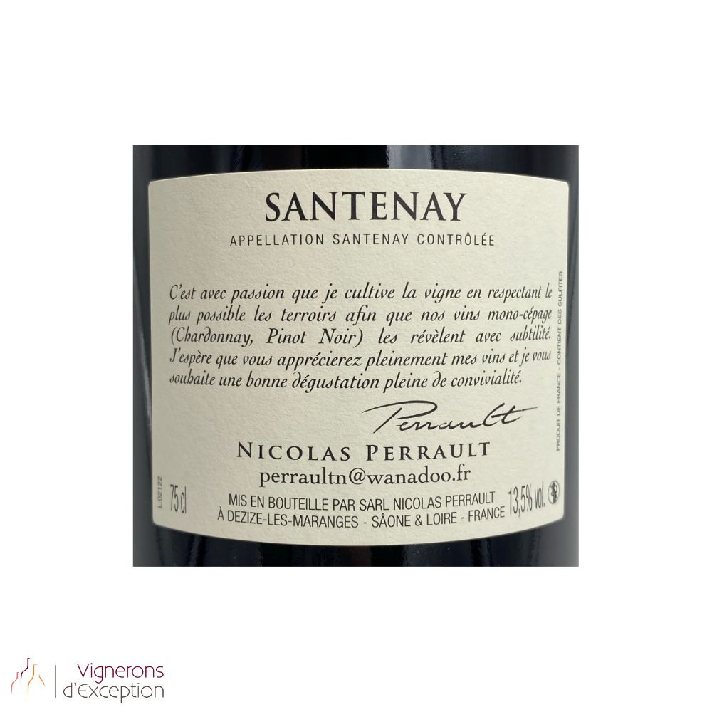 Domaine Nicolas Perrault Santenay rouge 2021