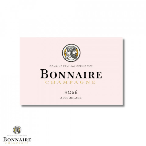 Champagne Bonnaire Brut Rosé 2