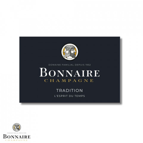 Champagne Bonnaire Tradition L'Esprit du Temps bouteille 2