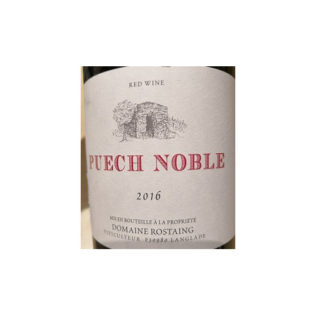Rene Rostaing : Domaine Puech Noble Languedoc red 2016