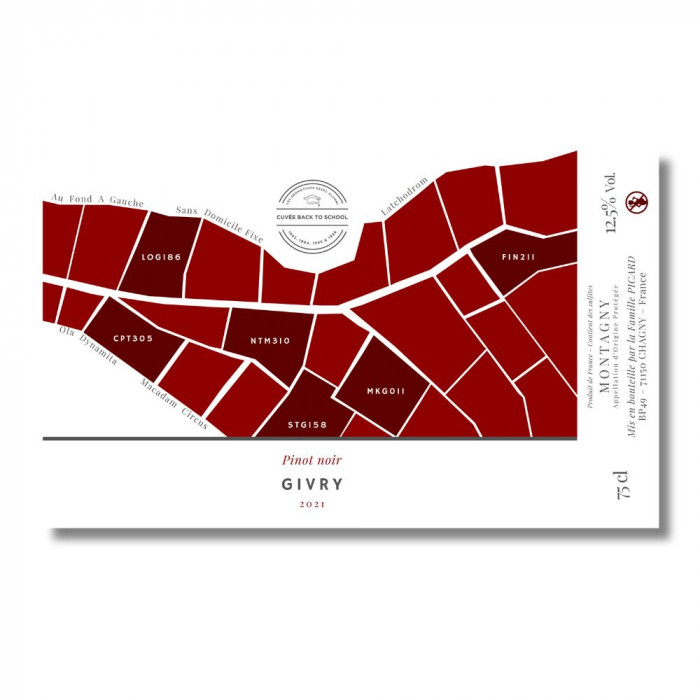 Cuvée spéciale Essec Alumni Bourgogne Givry rouge 2021