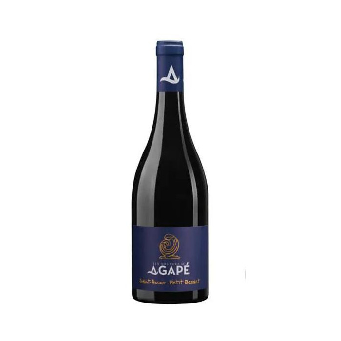 Les Sources d'Agapé Saint-Amour "Petit Besset" rouge 2022 bouteille