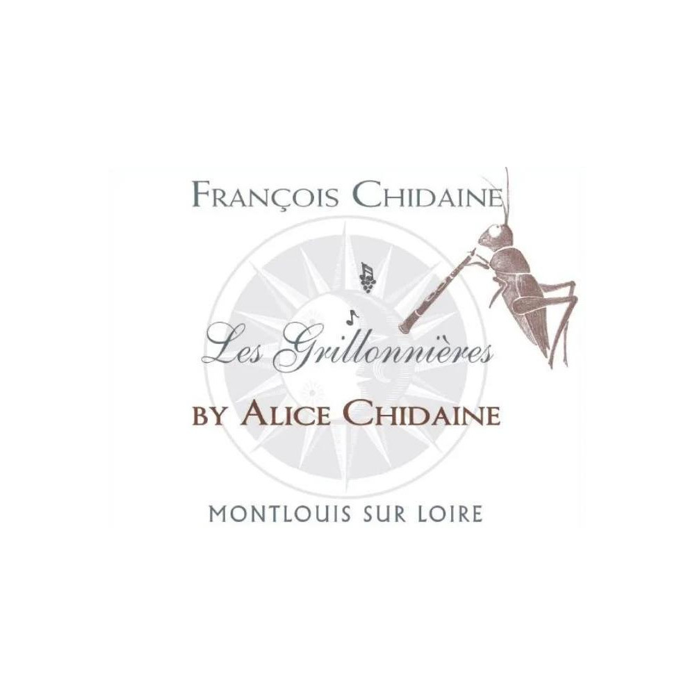 Domaine François Chidaine Montlouis "Les Grillonnières by Alice Chidaine" blanc sec 2022 etiquette