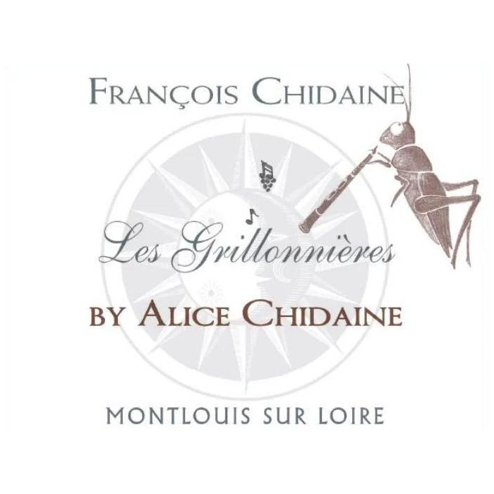 Domaine François Chidaine Montlouis "Les Grillonnières by Alice Chidaine" blanc sec 2022 etiquette