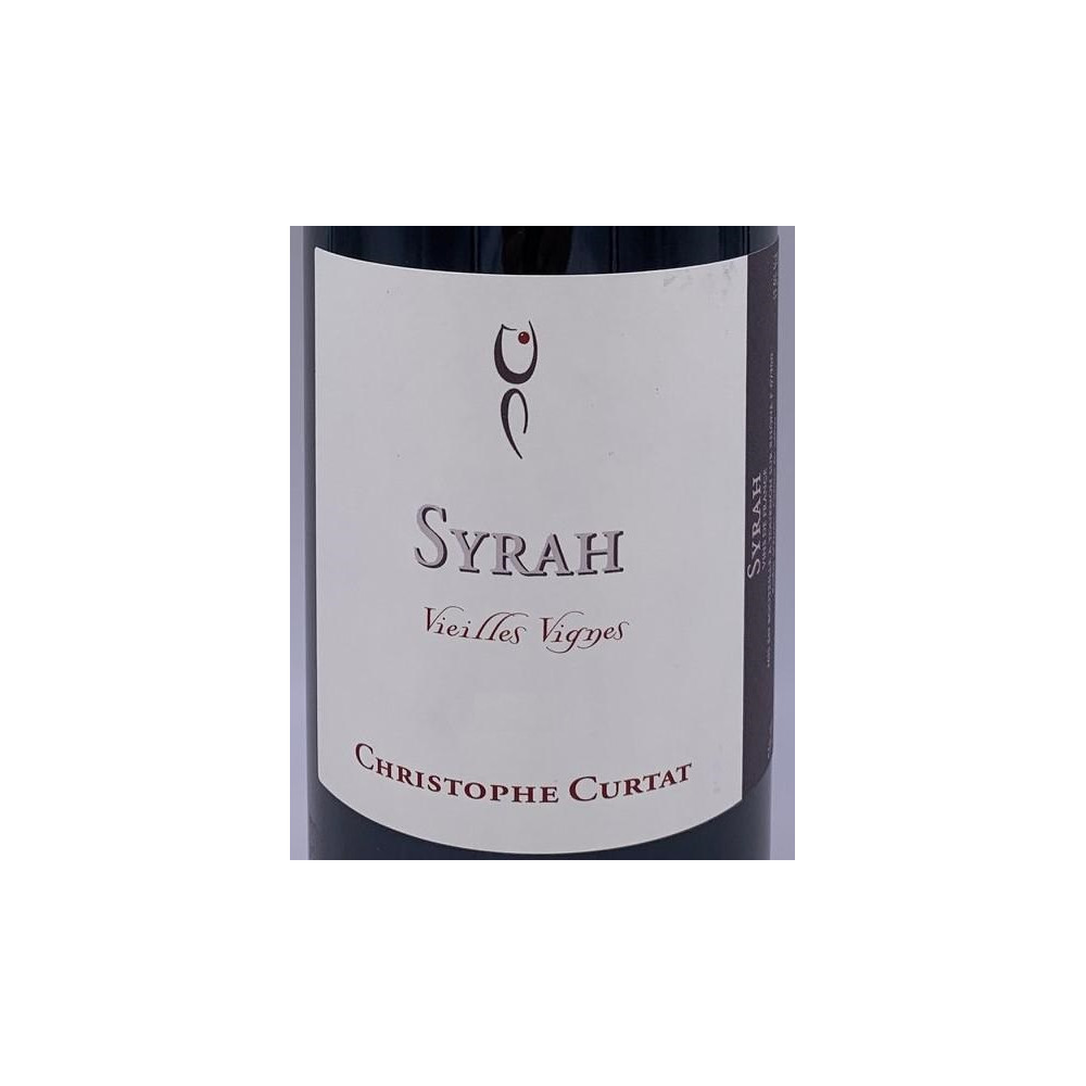 Domaine Curtat "syrah Vieilles Vignes" red 2022 etiquette