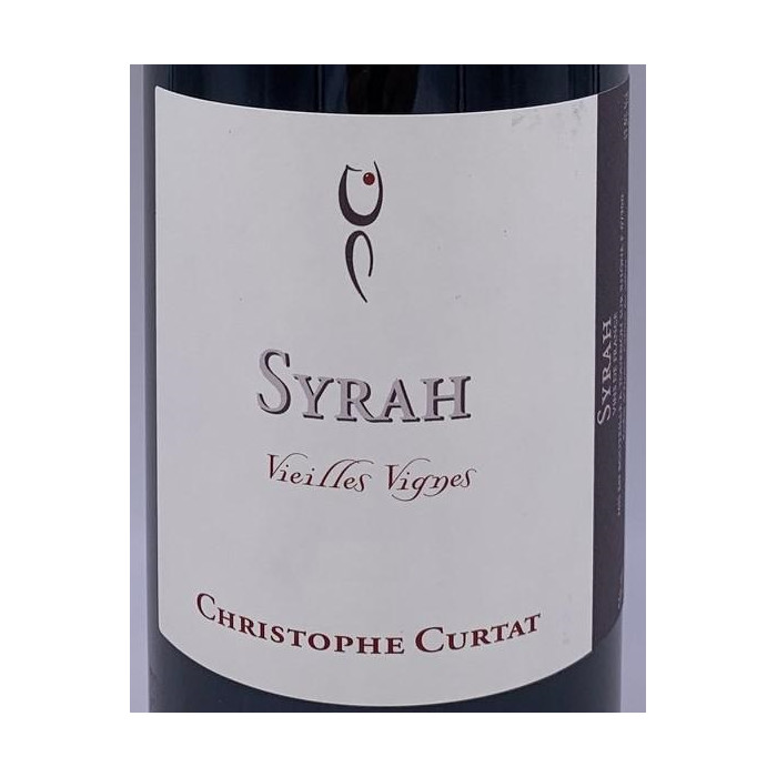 Domaine Curtat "syrah Vieilles Vignes" rouge 2022 etiquette