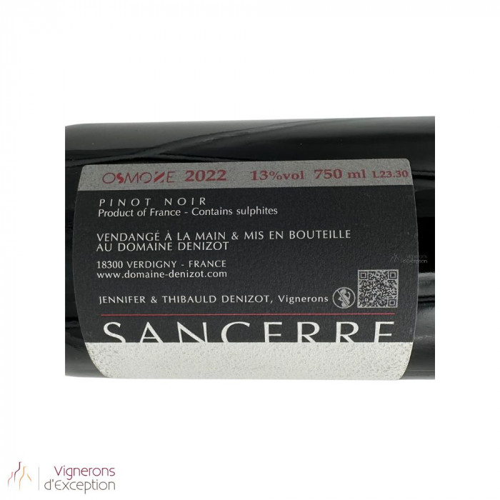 Domaine Denizot Sancerre "Osmoze" rouge 2022