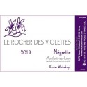 Le rocher des violettes xavier weisskopf Montlouis la négrette 2013 etiquette