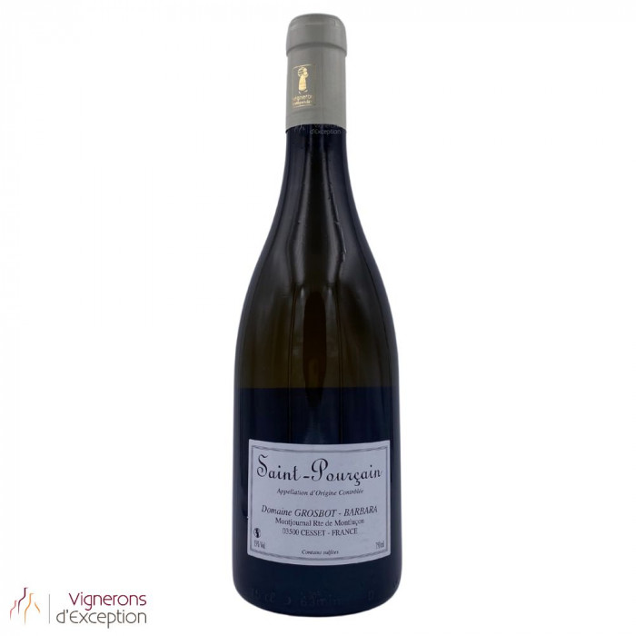 Domaine Grosbot-Barbara Saint-Pourçain "S.A.S. Prince Charles-Henri de LOBKOWICZ" blanc sec 2022 bouteille dos