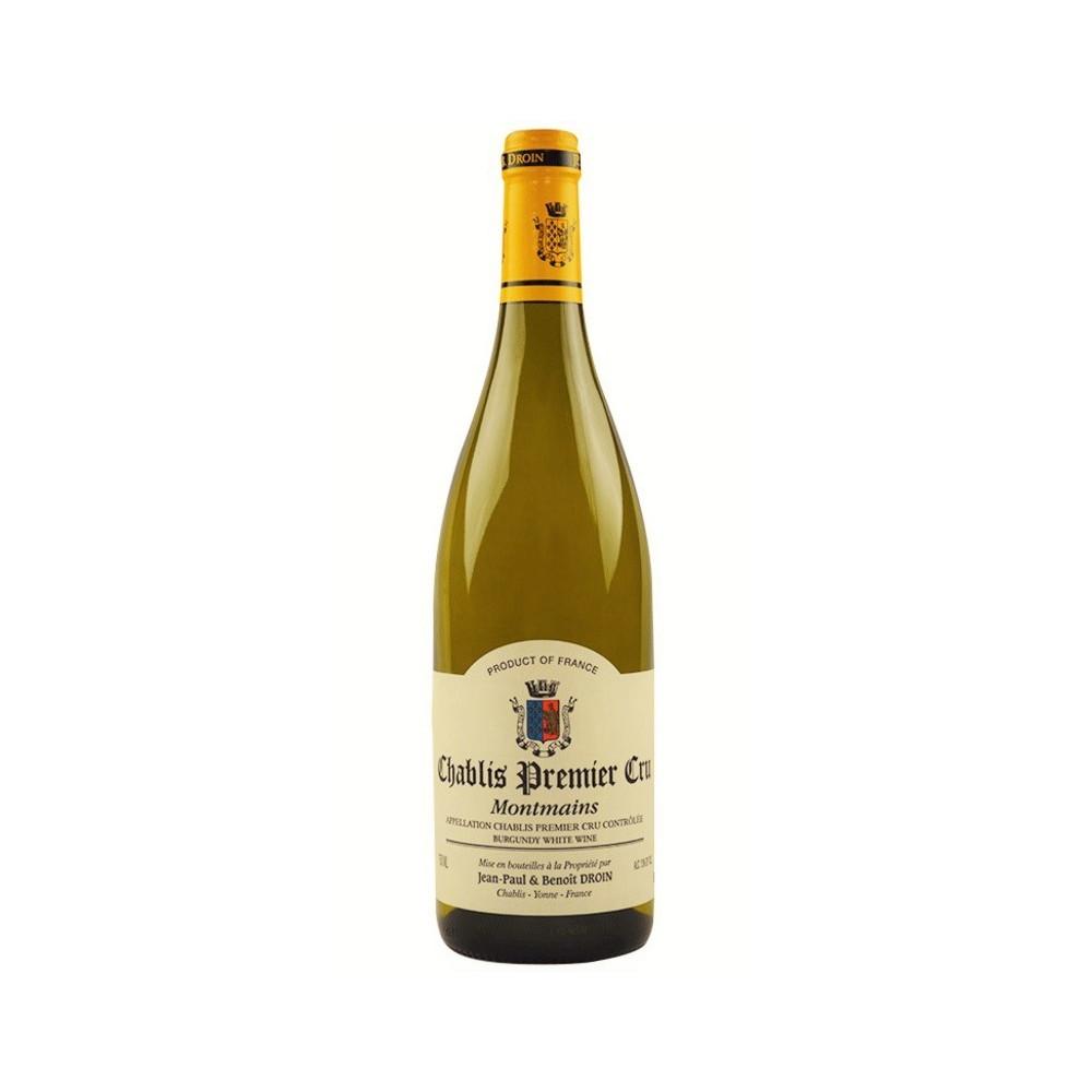 Domaine J-P et Benoit Droin Chablis 1er Cru Montmains 2022 bouteille