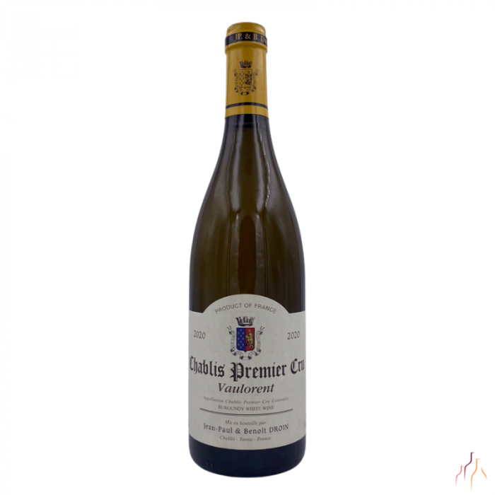 Domaine J-P et B Droin Chablis 1er Cru "Vaulorent" blanc sec 2022 bouteille