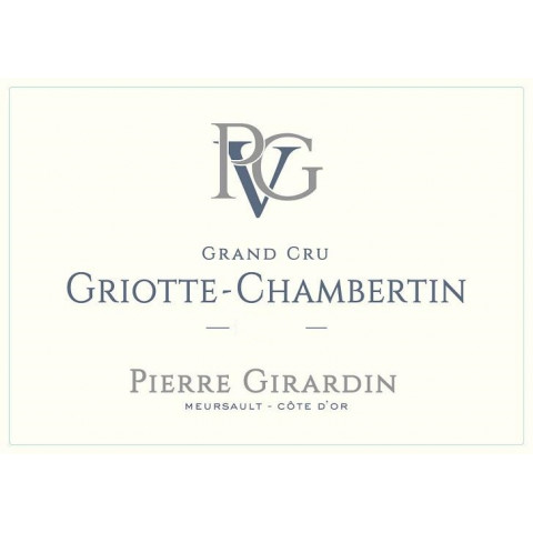 Domaine Pierre Girardin Griotte Chambertin Grand Cru rouge 2021label