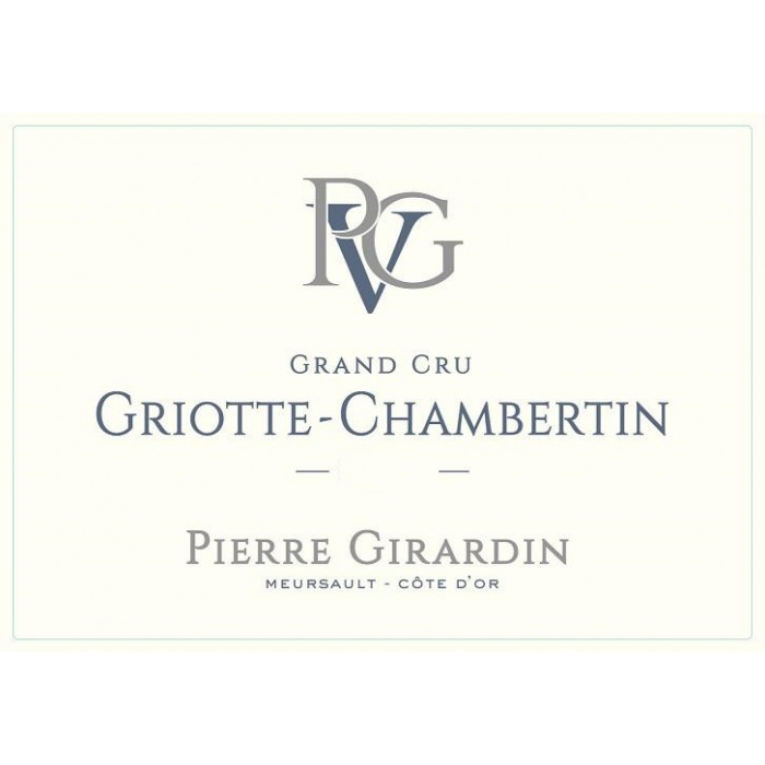 Domaine Pierre Girardin Griotte Chambertin Grand Cru rouge 2021label