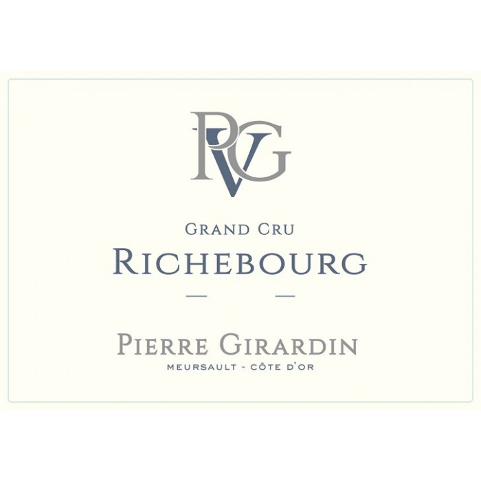 Domaine Pierre Girardin Richebourg Grand Cru rouge 2021 etiquette