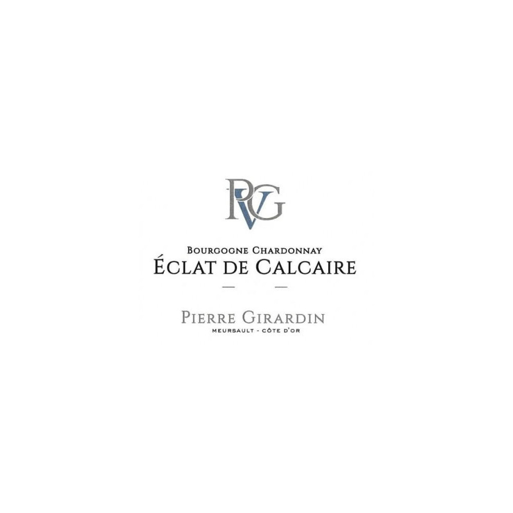 Domaine Pierre Girardin Bourgogne "Eclat de Calcaire" blanc sec 2021 etiquette