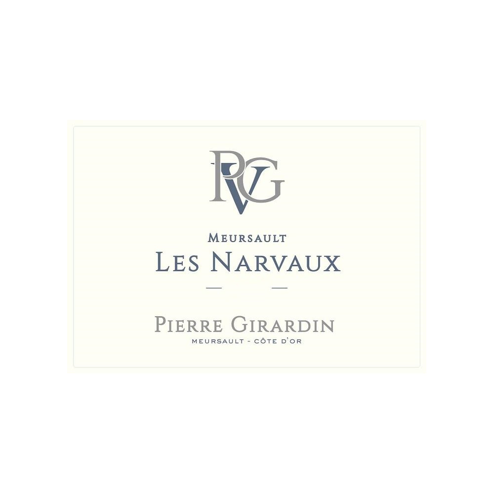 Domaine Pierre Girardin Meursault "Les Narvaux" blanc sec 2021 etiquette Domaine Pierre Girardin Meursault "Les Narvaux" blanc sec 2021 etiquette