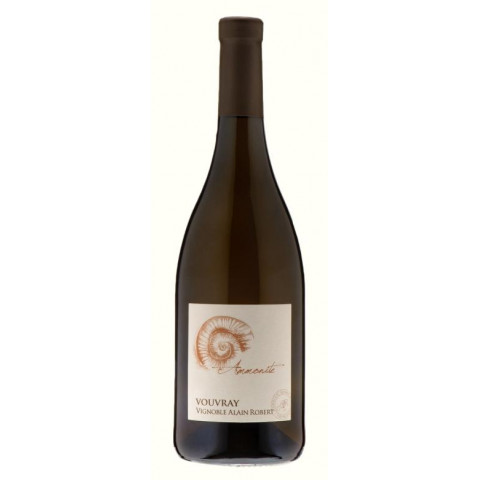 Vignoble Alain Robert Vouvray "Ammonite" blanc sec 2021 bouteille