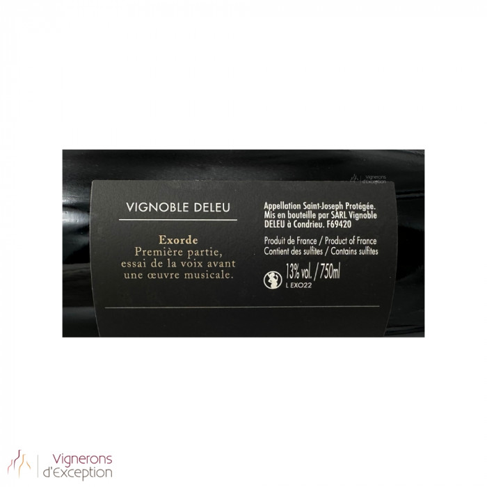 Bryan Deleu Saint-Joseph "Exorde" red 2022