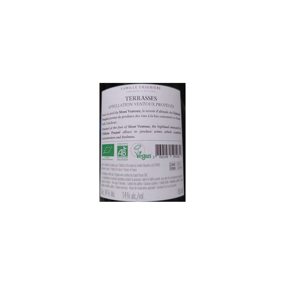 Chateau Pesquie Ventoux "Terrasses" red 2021