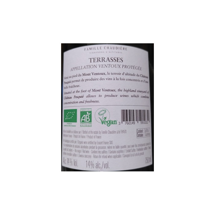 Chateau Pesquie Ventoux "Terrasses" red 2021