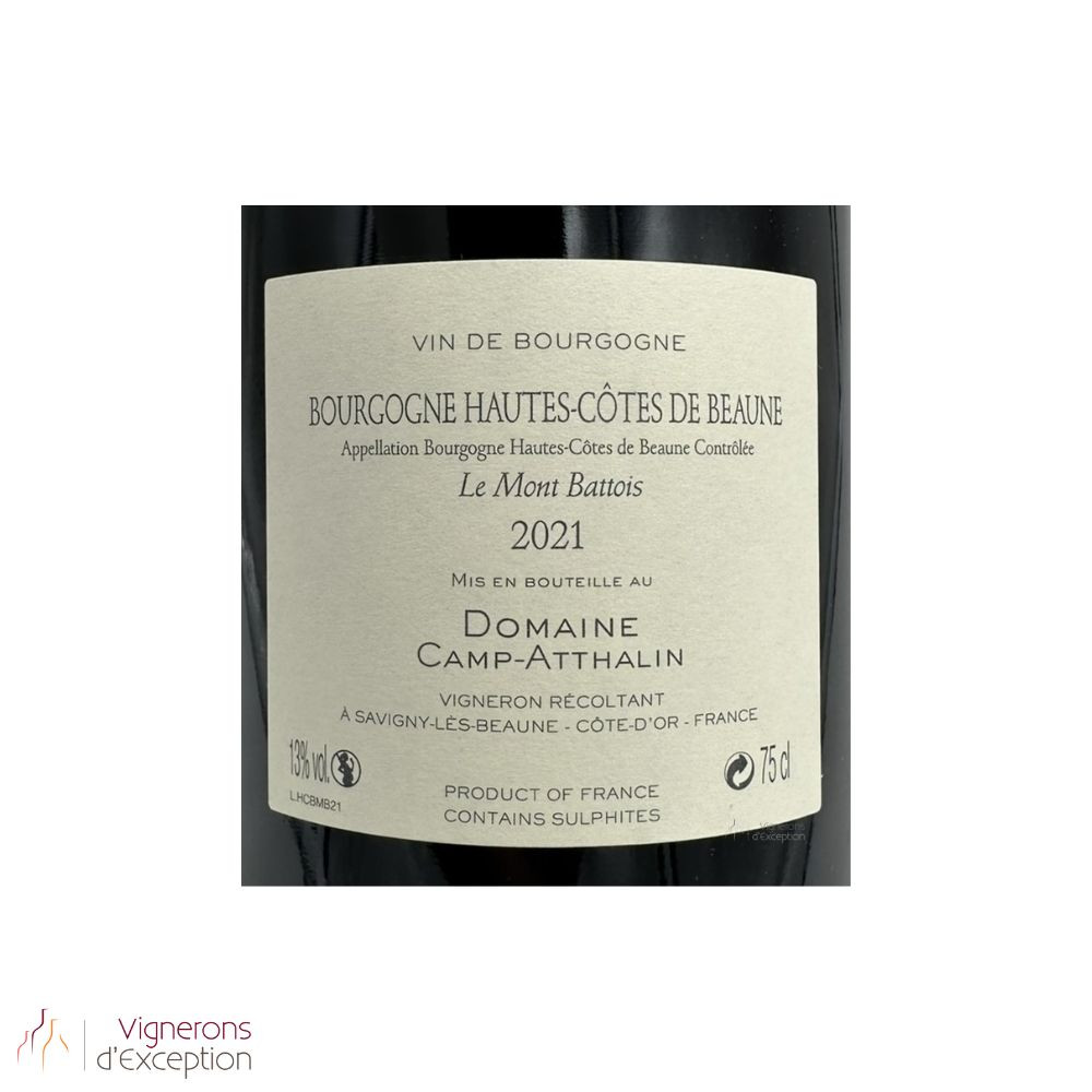 Domaine Camp-Atthalin Hautes Côtes de Beaune "Le Mont Battois" red 2021