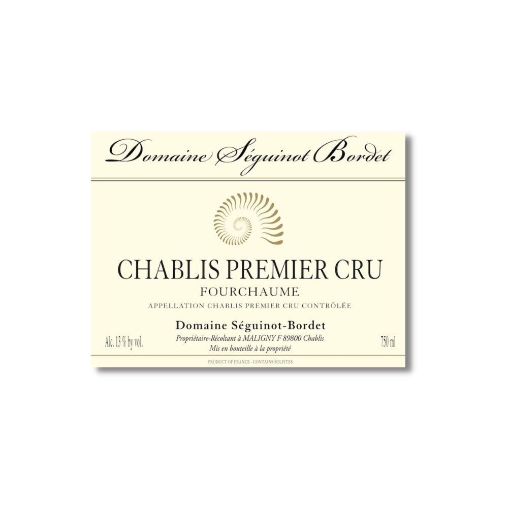 Domaine Séguinot-Bordet Chablis 1er Cru "Fourchaume" dry white 2022