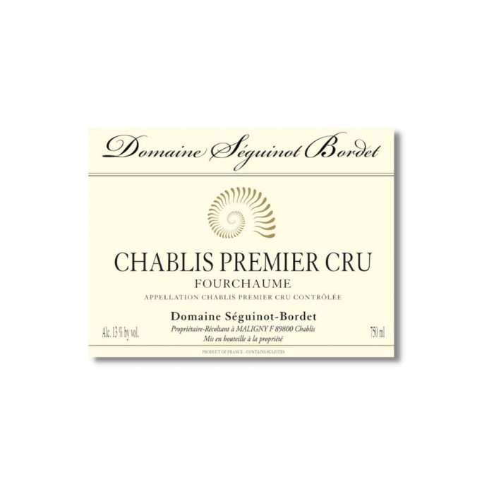 Domaine Séguinot-Bordet Chablis 1er Cru "Fourchaume" blanc sec 2022