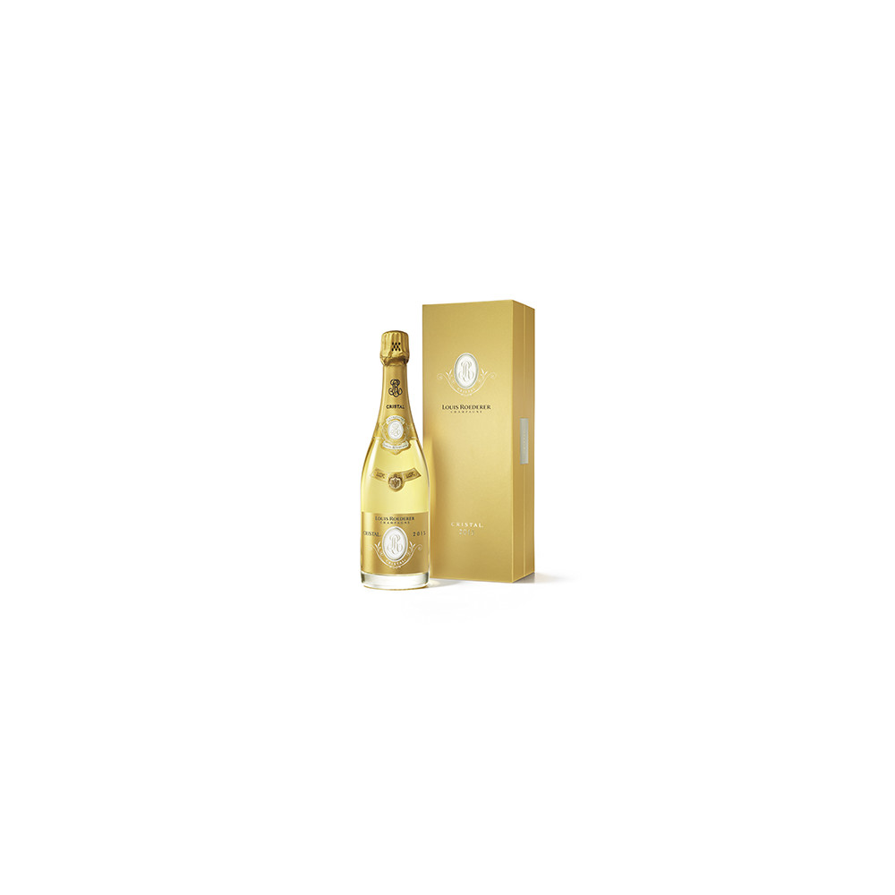 Champagne Roederer "Cristal" 2015 bouteille et coffret
