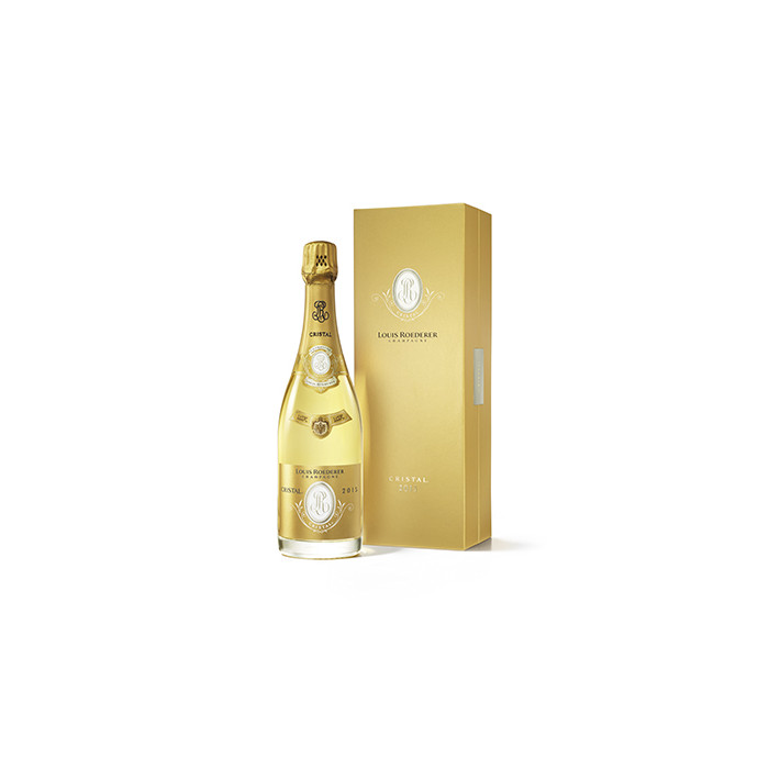 Champagne Roederer "Cristal" 2015 bouteille et coffret